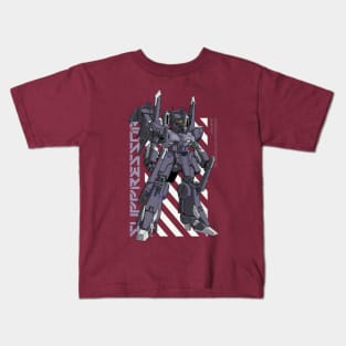 Silver Bullet Suppressor Gundam Kids T-Shirt